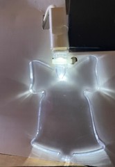 WEDDING STYLE BRIDAL BELLS LED LIGHT SET 10 LIGHTS W AC ADAPTER MARRIAGE DECOR