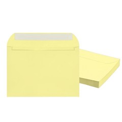 20 Pcs Self Sealing Envelopes 7.8×5.5 Inch for Invitations A7 Light Yellow