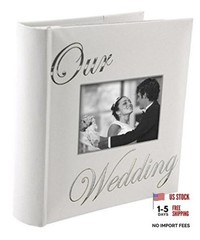 OUR WEDDING album by holds 160 photos – 4×6