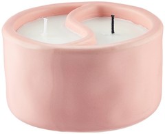 Paddywax Candles Ceramic Yin Yang Dusty Pink 11 Ounce Yy1001Z