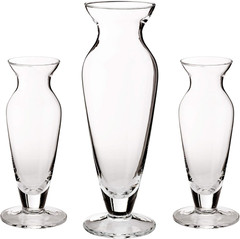 Glass 3 Piece Vase Unity Sand Ceremony Set