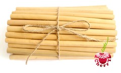 100 PERSONALIZED Bamboo Straws, Reusable straw, Wedding straws, Wedding favors