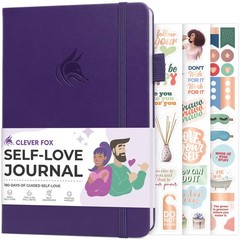 Clever Fox Self-Love Journal – Daily Guided Self-Care, Reflection & Gratitude Lo