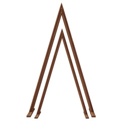 Set of 2 Wooden Wedding Arches Outdoor Indoor Held Wedding Boho Bridal Backdrop