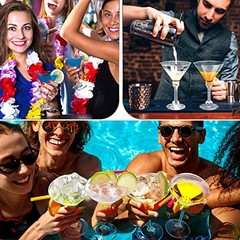 Mini 5 oz Plastic Martini Glasses – Disposable – Mini 100