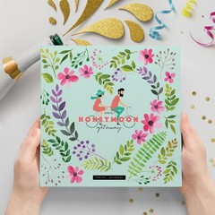 Honeymoon Travel Journal, Record-Book Trip Together, 8 x 8 inches, Hardcover