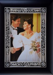 Elegance Black Satin Finish Wedding Photo Album Frame for 100 (4″x6″) Images NEW