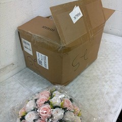 Set-of-10 Flower Balls for Wedding Centerpieces, 12 inch Diameter Fake Flower