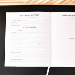 Engagement Gifts for Couple – Wedding Planner For Bride 7.75″ x 9.25″, Ivory