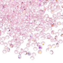 16800 Pcs Wedding Table Scatter Confetti Diamond, 3mm Fake Diamonds(Light Pink)