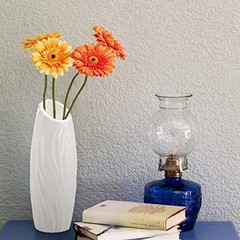 10 Pack Plastic Composite Flower Vase, Unbreakable Floral Vase Home Decor