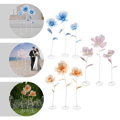 3PCS Giant Artificial Flower Decor for Wedding Background Artificial Flowers