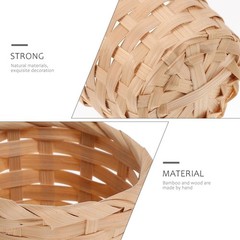 10-Pack Mini Woven Storage Baskets 3.54X3.54X2.95In Lightweight Natural Handm…
