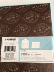 GARTNER STUDIOS THANK YOU CARDS PEARL WHITE CARDS Item 61506