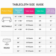 Mulbozy 2 Pcs Royal Blue Plastic Tablecloth 54″ X 108″ Rectangle,
