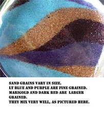 Colored Sand 1lb Bag(~1 1/4 cup) *125+ Colors* Unity Sand Ceremony, Wedding, Art