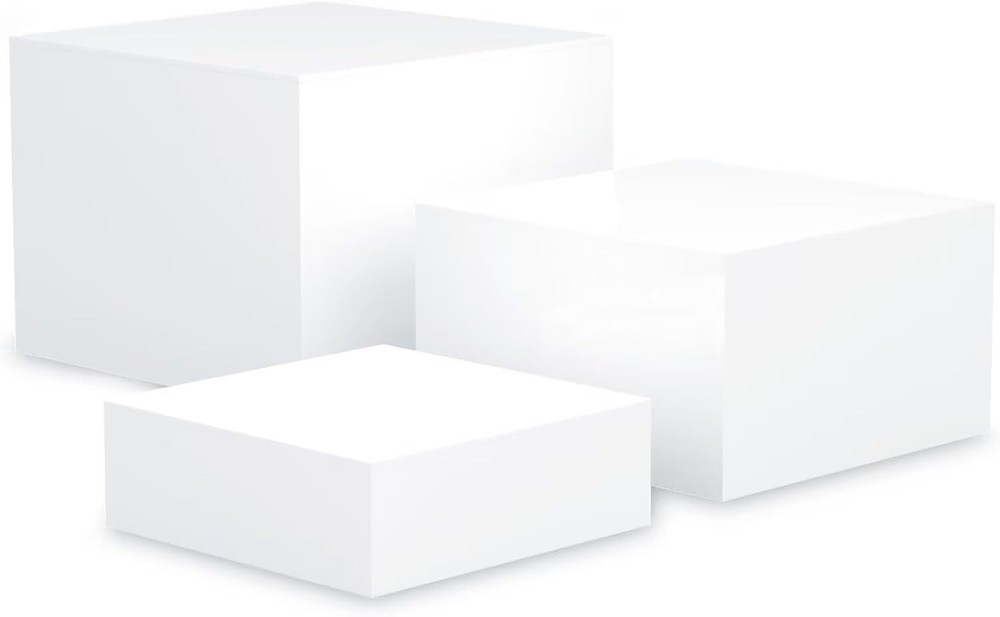 Buffet Stand Acrylic, 6» x 7» x 8» Food Display Boxes Set of 3,…