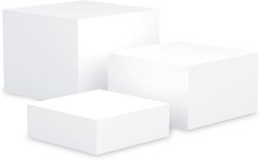 Buffet Stand Acrylic, 6» x 7» x 8» Food Display Boxes Set of 3,…
