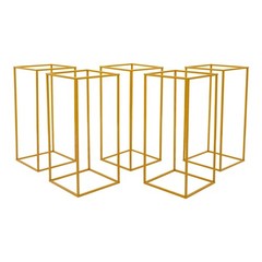 5Pcs Metal Flower Stands Wedding Flower Stand Rectangular Flower Display Rack