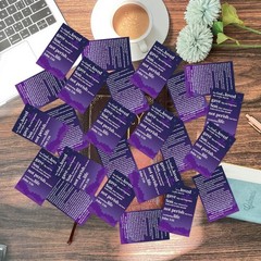 Fankya 240pcs Gospel Tracts 7 inches x 8 x 0.1 inches, Purple