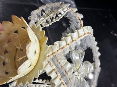 Vintage Mid Century Wedding Cake Topper Original 1950s Large