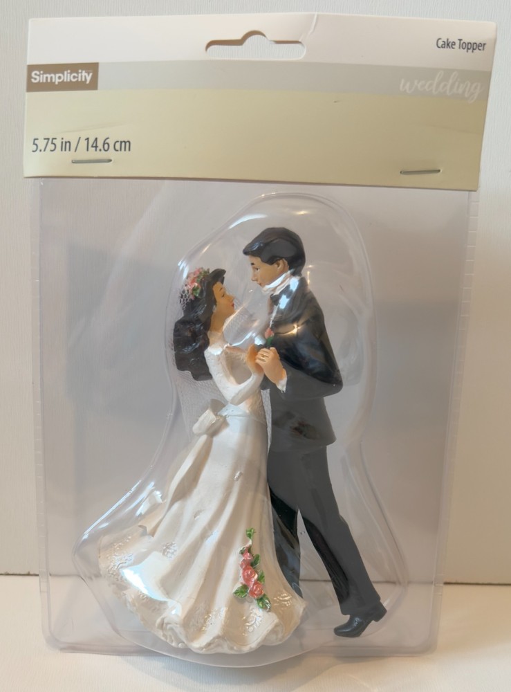 Wilton Wedding Cake Topper Bride and Groom First Dance Figurine New NIP 5.75″