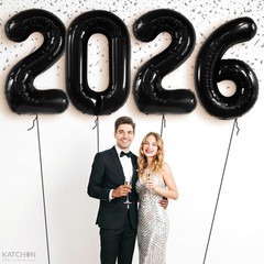 Black 2026 Balloons 42 Inch, Giant – Graduation Large, 42