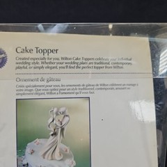 Wilton Wedding Cake Topper Bride Groom The First Kiss 202-258 2007 Contemporary