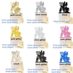 Same Sex Gay Wedding Cake Topper Customized Homesexual Toppers Party Decorating