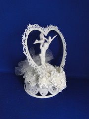 New Vintage RARE «Flight of Fantasy» wedding Cake Top, #1A