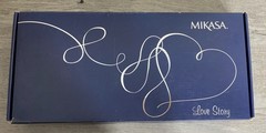 Mikasa Love Story Stainless Steel Wedding Cake Pie Server Set Swirl Hearts