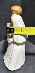 Porcelain Dancing Bride & Groom Cake Topper Unsigned