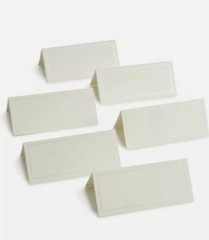 SET 2 Gartner Studios® Place Cards, Pearlized, 4″ x 3″, Ivory, SPECIAL OCCASION