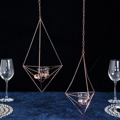 Geometric Candle Holders Hanging Decorations Party Events Wedding Centerpieces
