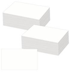 2×3.5 Blank White Cardstock Paper Set of 200 – Small 2 x 3.5-200PCS, white