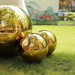 20 in Stainless Steel Globe Gazing Reflective MIRROR BALL Party Events Supplies
