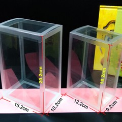 20pcs/set PVC Frosted Trim Favour Box Wedding Party Gift Toy Doll Display Boxes