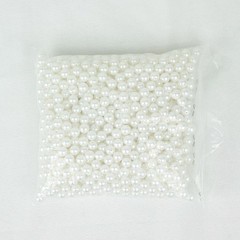 10 mm White FAUX PEARLS Loose Beads Wedding Party Crafts Decorations Fillers