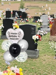 Nine Happy Birthday 18 Inches Heart Balloon, 12 Round Balloons, Silver