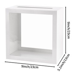 White Card with Clear Window Thick Wedding Money for Wedding Reception Gradua…
