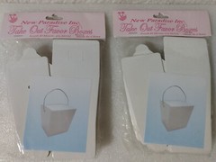 2 Packs Chinese Take Out Mini Party 24 Favor Boxes 2.5″ x 2.5″ 2 Item Lot