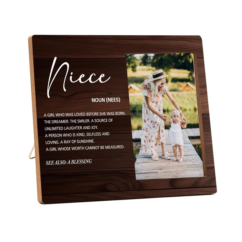 Niece Gifts Picture Frame, Aunt and Niece Gift Photo Frame, Uncle and Niece P…