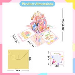 Joycard 60th Birthday Card, Birthday Decorations for Women, Mothers, and Wife…