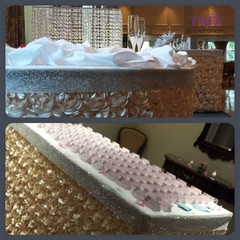DIAMOND MESH WRAP ROLL CRYSTAL RHINESTONE SPARKLE BLING RIBBON/WEDDING DECOR