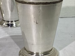 S.N.K ENT Vintage Silver Plated Lacquered Brass Goblet Table Decor HGT1-181
