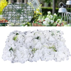12pcs Artificial Flower Wall Panels Floral Decor Prop Wedding Party Venue Decor
