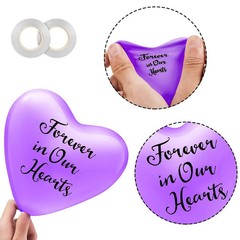 72 Pcs Memorial Balloons Funeral Heart Memory 74 Piece Set, Blue,white
