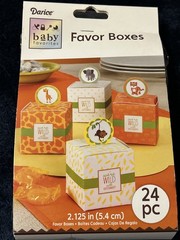 Darice baby favorites «Born to Be Wild» favor boxes 24 Pc 2.125 Inc