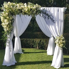 Large Wedding Chuppah Canopy Arch Outdoor Wedding Arbor Garden Flowers Gate Door