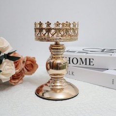 Candle Holders – Set of 2 Candlestick Holders, Luxury Wedding Gift & Gold